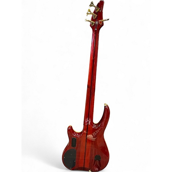 Used Brian Moore Guitars I 4 RED FLAME MAPLE Electric Bass Guitar