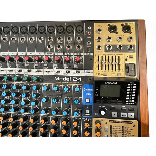 Used TASCAM MODEL 24 Powered Mixer