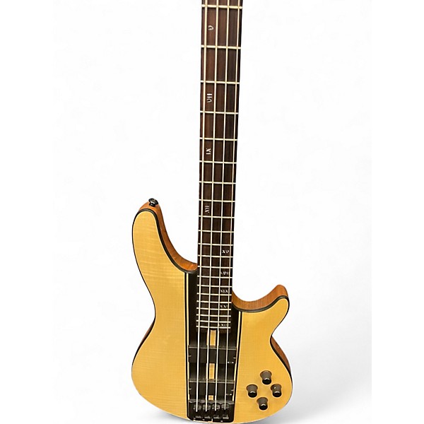 Used Schecter Guitar Research C-4 GT Natural Electric Bass Guitar