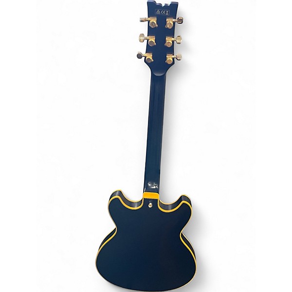 Used Ibanez JSM20 Black and Gold Hollow Body Electric Guitar