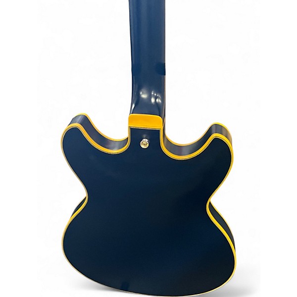 Used Ibanez JSM20 Black and Gold Hollow Body Electric Guitar