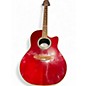 Used Ovation CELEBRITY CC 057 Red Acoustic Guitar thumbnail