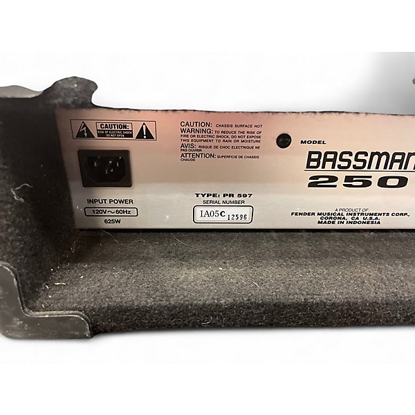 Used Fender Bassman 250 Bass Amp Head