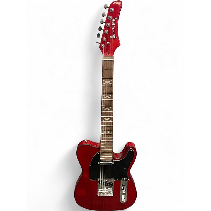 Used HardLuck Kings SOUTHERN BELLE Red Solid Body Electric