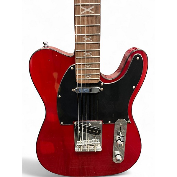 Used HardLuck Kings SOUTHERN BELLE Red Solid Body Electric Guitar
