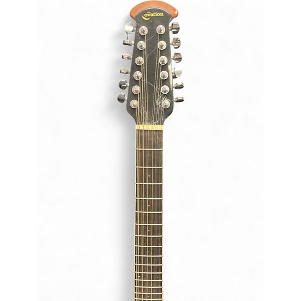 Used Ovation CC245 Celebrity 2 Color Sunburst 12 String Acoustic Electric Guitar