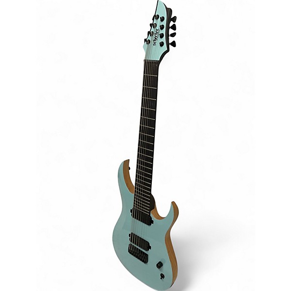 Used Schecter Guitar Research TAO-8 BLUE Solid Body Electric Guitar