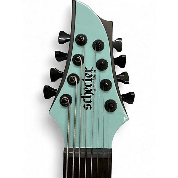 Used Schecter Guitar Research TAO-8 BLUE Solid Body Electric Guitar