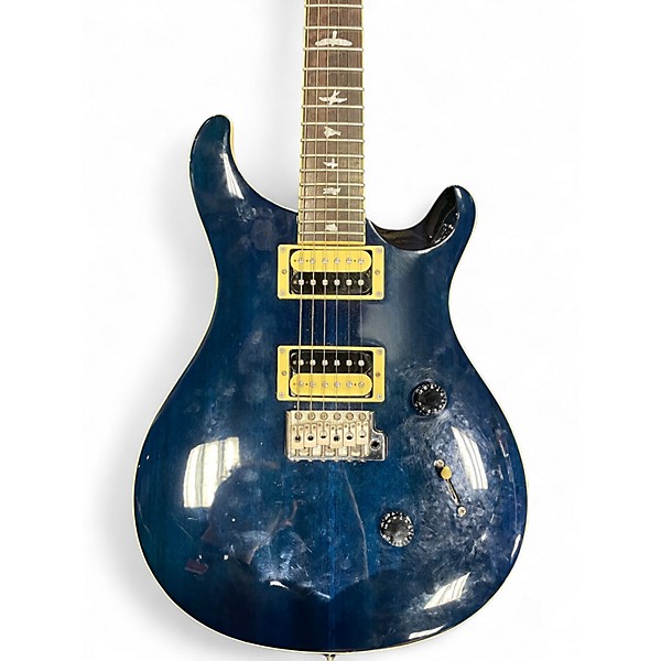 Used PRS SE Custom 24 Blue Solid Body Electric Guitar