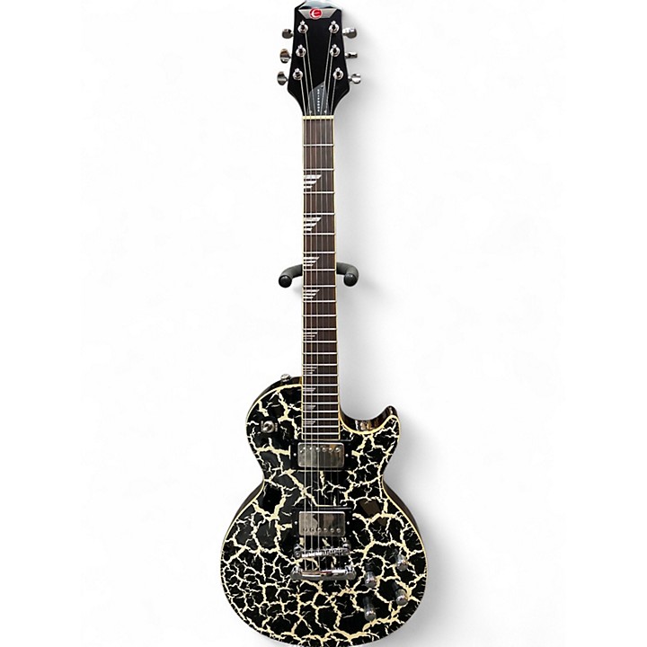 Used 2001 Epiphone Les Paul Nuclear Extreme Black Crackle Solid