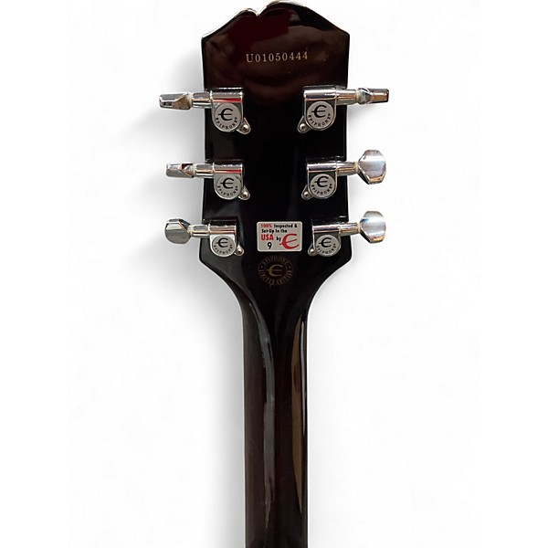 Used 2001 Epiphone Les Paul Nuclear Extreme Black Crackle Solid Body Electric Guitar