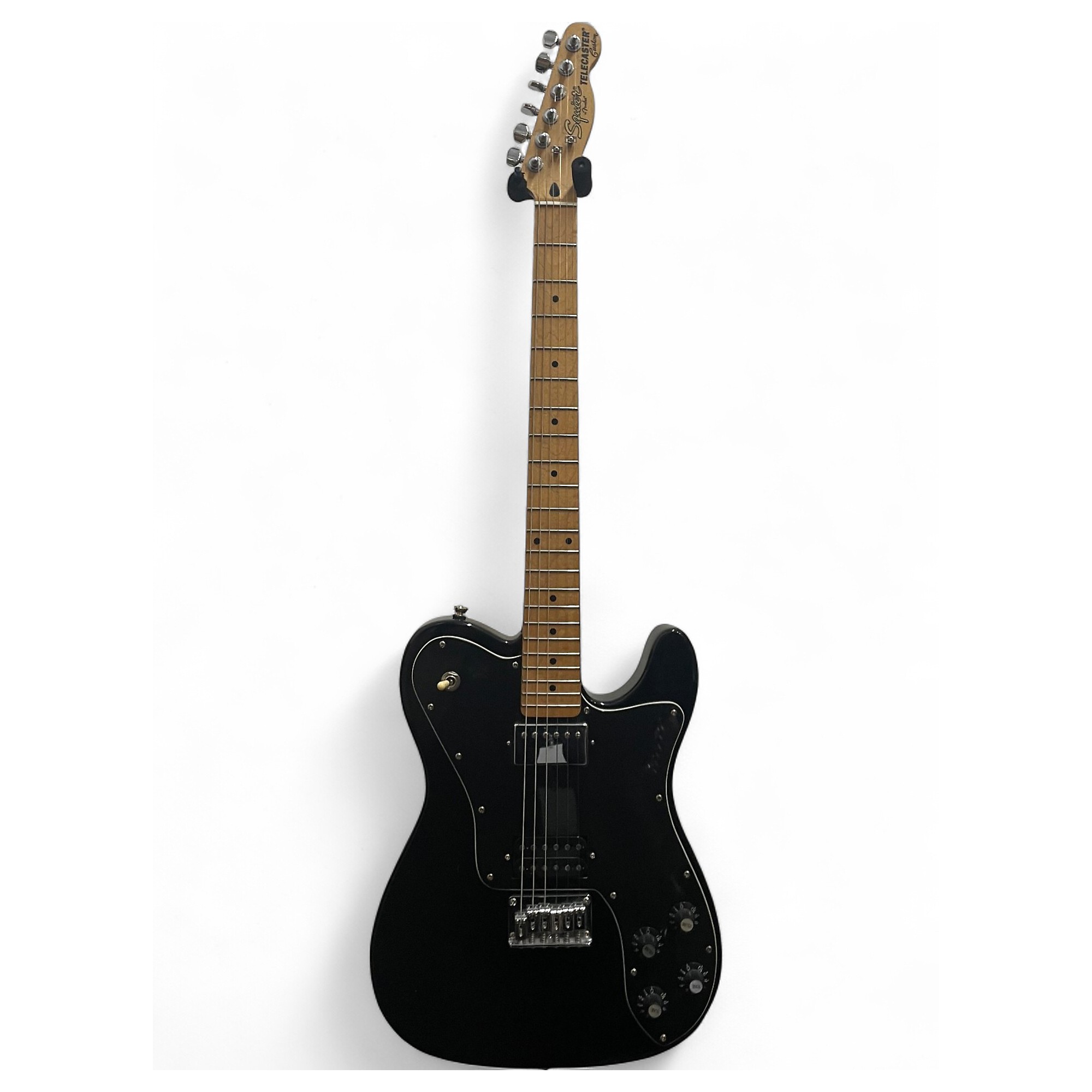 Used Squier Telecaster Custom Black Solid Body Electric