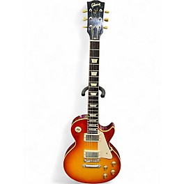 Used Gibson LPR8 1958 Les Paul Reissue Cherry Sunburst Solid Body Electric Guitar