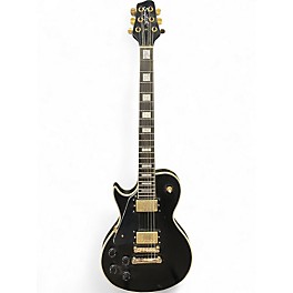 Used Sawtooth H70C LH Satin Black Solid Body Electric Guitar