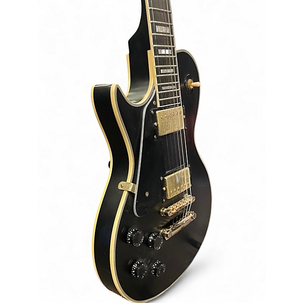 Used Sawtooth H70C LH Satin Black Solid Body Electric Guitar