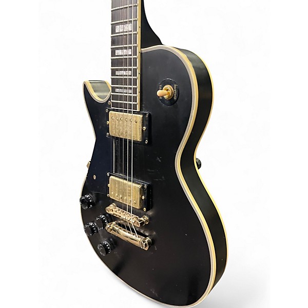 Used Sawtooth H70C LH Satin Black Solid Body Electric Guitar