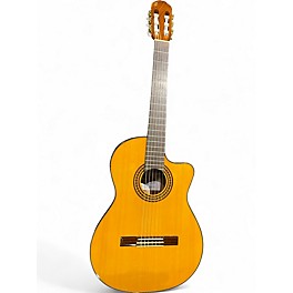 Used Takamine EG522C Natural Classical Acoustic Electric Guitar