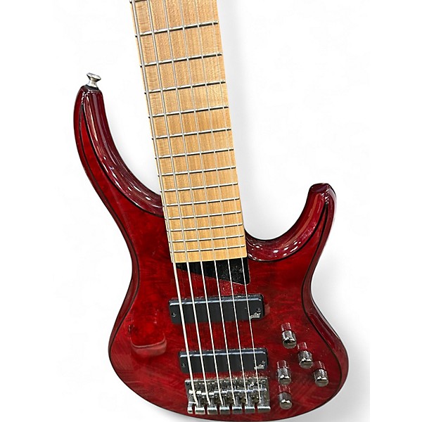 Used 2021 MTD Kingston KZ 6 String RED Electric Bass Guitar