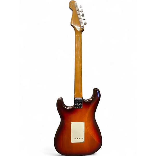 Used 2023 Fender 1960 LTD ED ROASTED PINE  STRATOCASTER 3 Color Sunburst Solid Body Electric Guitar