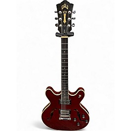 Vintage 1990s Guild SF4 STARFIRE Cherry Hollow Body Electric Guitar