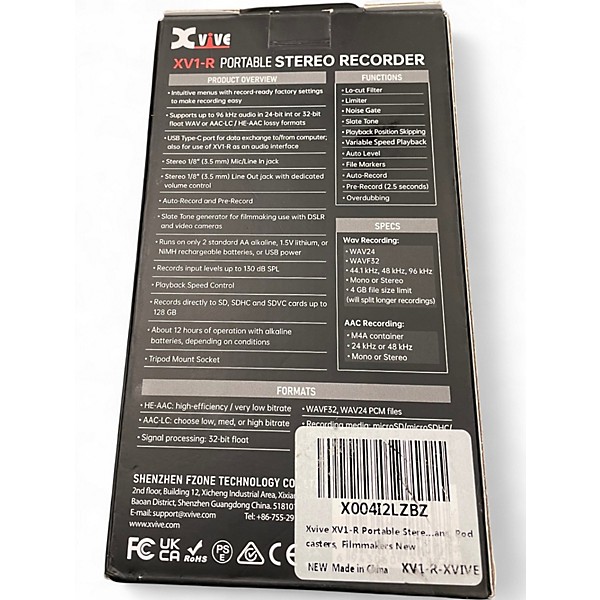 Used Xvive XV1-R MultiTrack Recorder