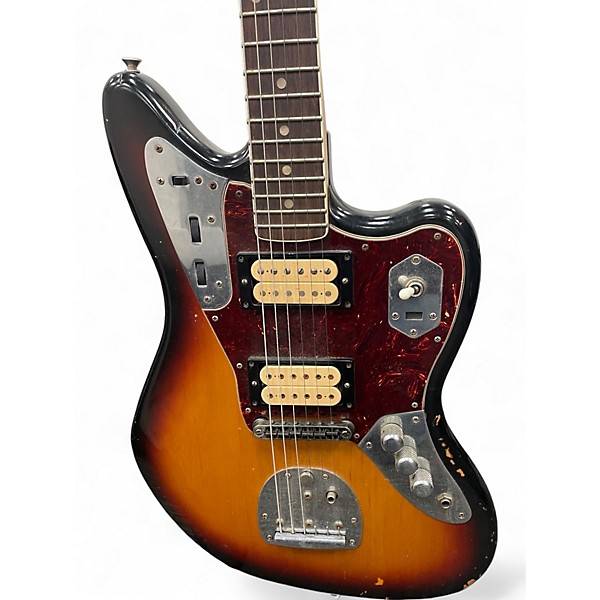 Used 2011 Fender Kurt Cobain Signature Jaguar 2 Tone Sunburst Solid Body Electric Guitar