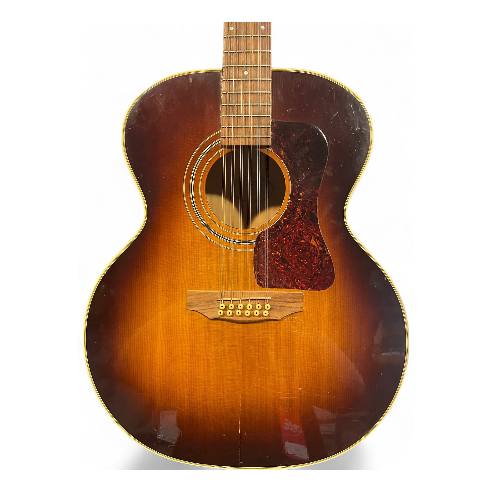 Vintage 1990s Guild JF-30-AB Natural 12 String Acoustic