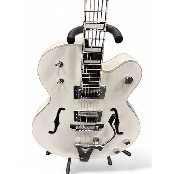 Used 2022 Gretsch Guitars G7593T-BD Billy Duffy Signature White Falcon White Hollow Body Electric Guitar