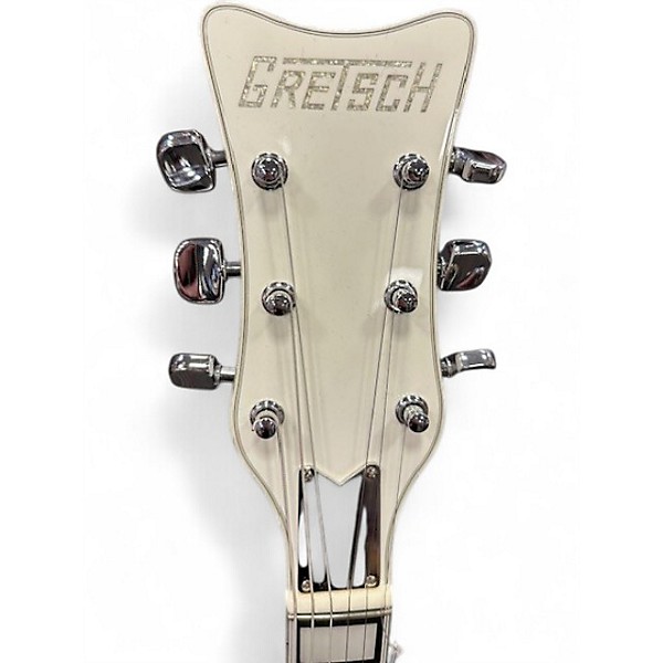 Used 2022 Gretsch Guitars G7593T-BD Billy Duffy Signature White Falcon White Hollow Body Electric Guitar