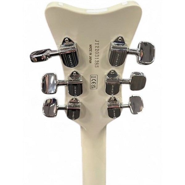 Used 2022 Gretsch Guitars G7593T-BD Billy Duffy Signature White Falcon White Hollow Body Electric Guitar