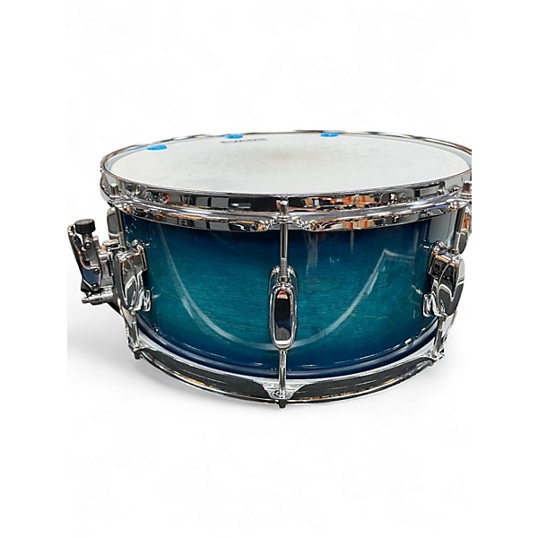 Used TAMA 6.5X14 superstar classic Trans Blue Drum