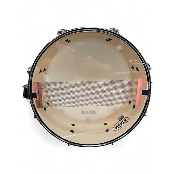 Used TAMA 6.5X14 superstar classic Trans Blue Drum