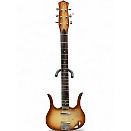 Used Danelectro LONGHORN BARITONE COPPER BURST Solid Body Electric Guitar