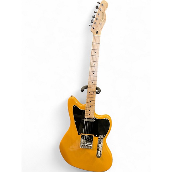 Used 2021 Squier PARANORMAL OFFSET Butterscotch Blonde Solid Body Electric Guitar