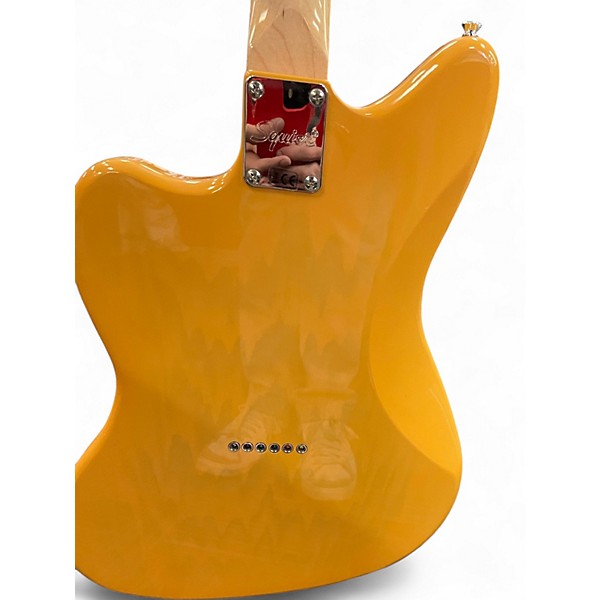 Used 2021 Squier PARANORMAL OFFSET Butterscotch Blonde Solid Body Electric Guitar