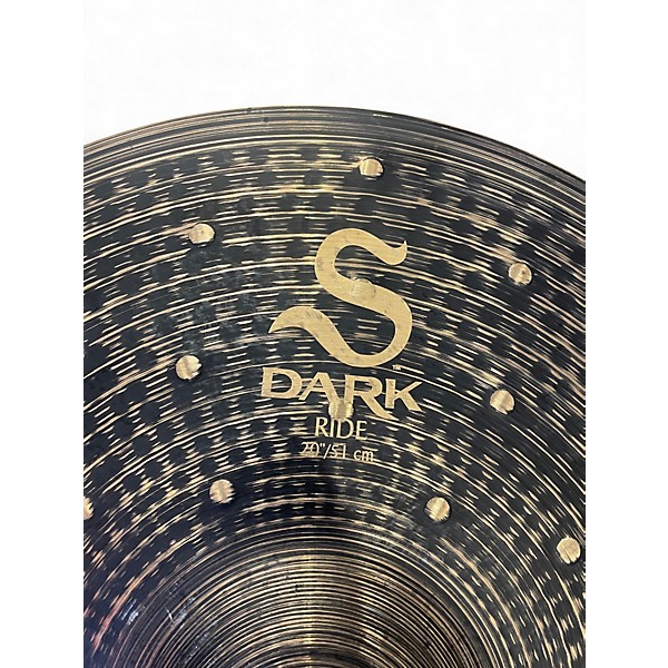 Used Zildjian 20in S DARK RIDE Cymbal