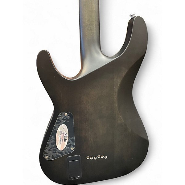 Used Schecter Guitar Research C1 Platinum Trans Charcoal Solid Body Electric Guitar