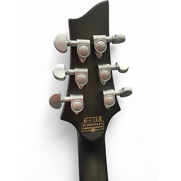 Used Schecter Guitar Research C1 Platinum Trans Charcoal Solid Body Electric Guitar