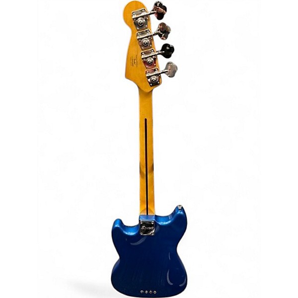 Used Squier FSR Classic Vibe 60's Competition Mustang  Lake Placid Blue W/ Racing Stripe Electric Bass Guitar