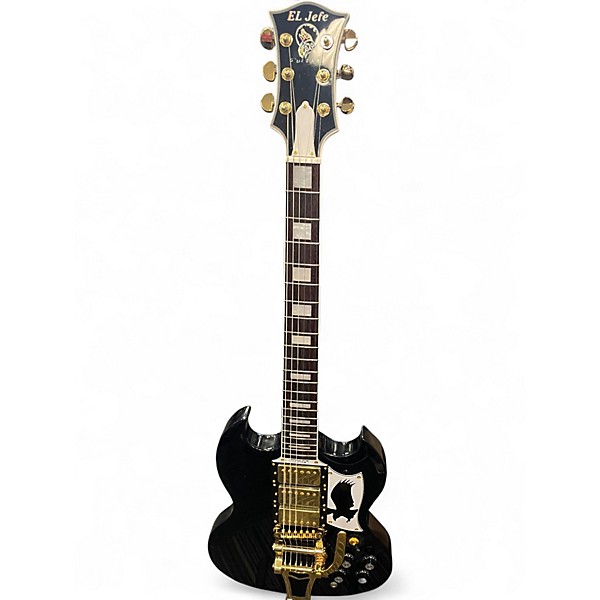 Used El Jefe Birds of Prey Black Solid Body Electric Guitar