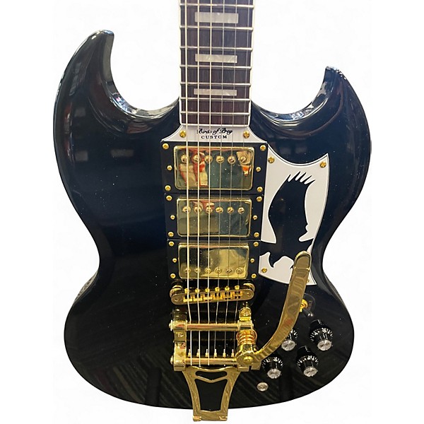 Used El Jefe Birds of Prey Black Solid Body Electric Guitar