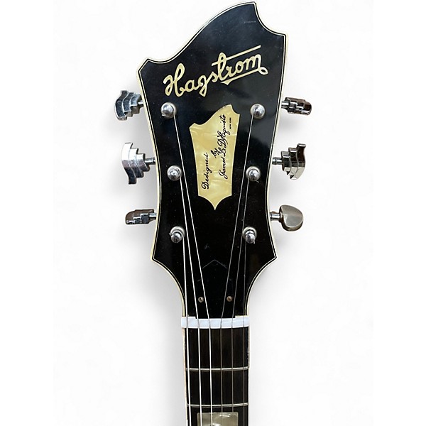 Vintage 1970s Hagstrom D'Aquisto Sunburst Hollow Body Electric Guitar