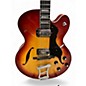 Vintage 1970s Hagstrom D'Aquisto Sunburst Hollow Body Electric Guitar