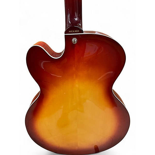 Vintage 1970s Hagstrom D'Aquisto Sunburst Hollow Body Electric Guitar