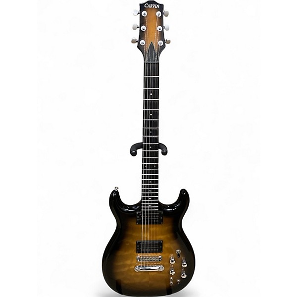 Vintage 1970s Carvin DC Sunburst Solid Body Electric Guitar