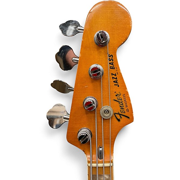 Vintage 1978 Fender Jazz Bass Natural Electric Bass Guitar