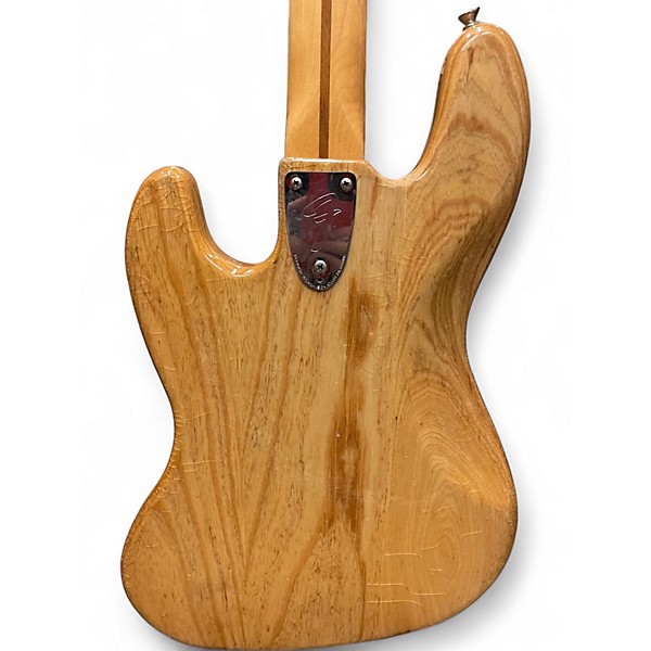 Vintage 1978 Fender Jazz Bass Natural Electric Bass Guitar