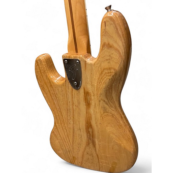 Vintage 1978 Fender Jazz Bass Natural Electric Bass Guitar