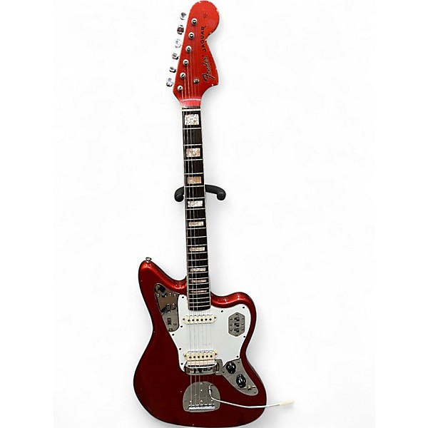 Vintage 1968 Fender Jaguar Candy Apple Red Solid Body Electric Guitar