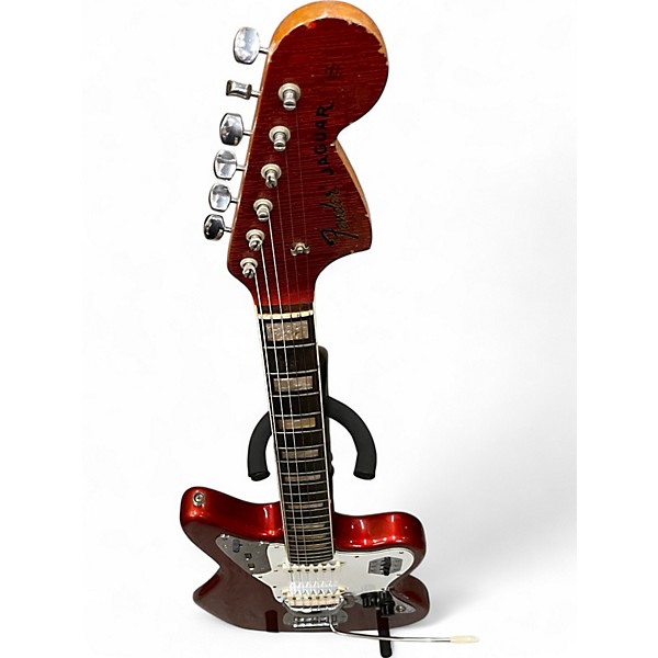 Vintage 1968 Fender Jaguar Candy Apple Red Solid Body Electric Guitar
